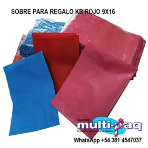 SOBRE PARA REGALO KB ROJO 9X16