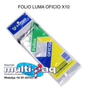 FOLIO LUMA OFICIO PESADO X10