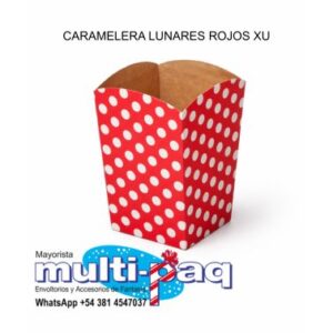 CARAMELERA LUNARES ROJOS XU