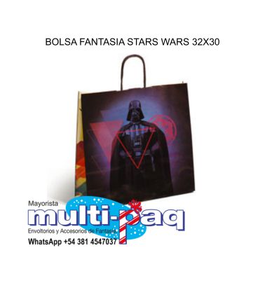 BOLSA FANTASIA STARS WARS 32X30