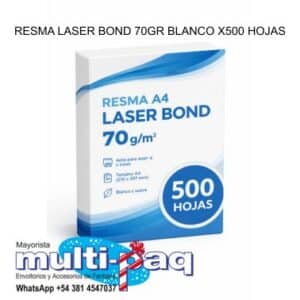 RESMA LASER BOND 70GR BLANCO X500 HOJAS
