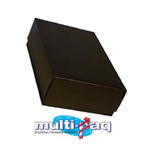 CAJA REGALO NEGRA GRANDE 21X31X09 CM X1U