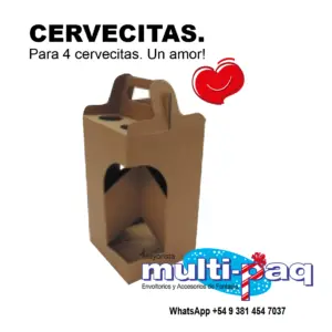 PACK PARA CERVECITAS X4 UNIDADES
