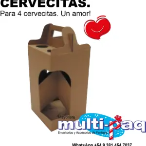 PACK PARA CERVECITAS X4 UNIDADES