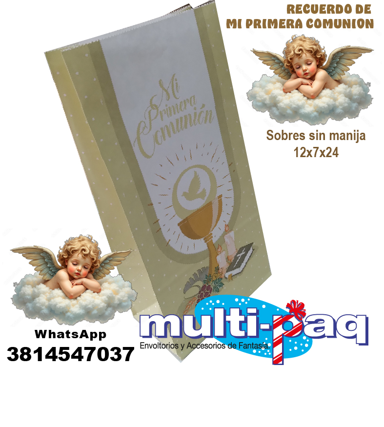 SOBRE C/F COMUNION FB3 MEDIANO X50U