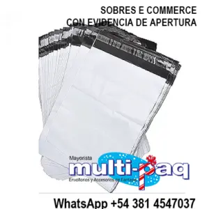 SOBRE E-COMMERCE BLANCO EVIDENCIA 30X40CM (X50)