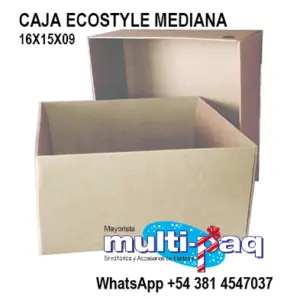 CAJA KRAFT MEDIUM 16X15X9