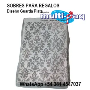 SOBRE N°5 GUARDA PLATA SIN ADHESIVO X100