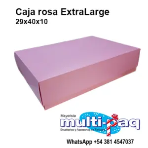 CAJA ROSA EXTRA LARGE 29X40X10