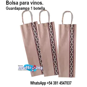 VINO GUARDAPAMPA 1 BOTELLA 14X8X40